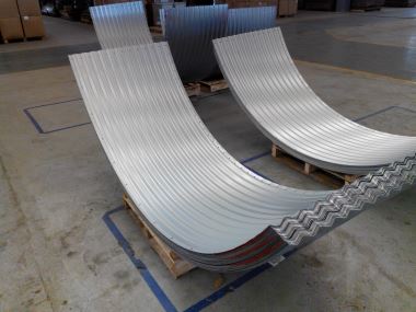  TF steel silo corrugated panel 