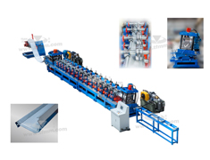 Chicken feeding sections roll forming line 
