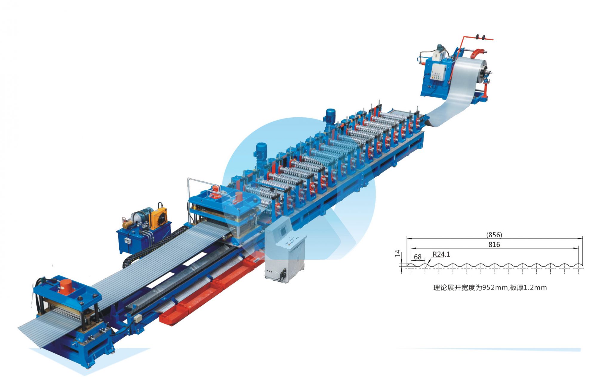 silo plate roll forming line