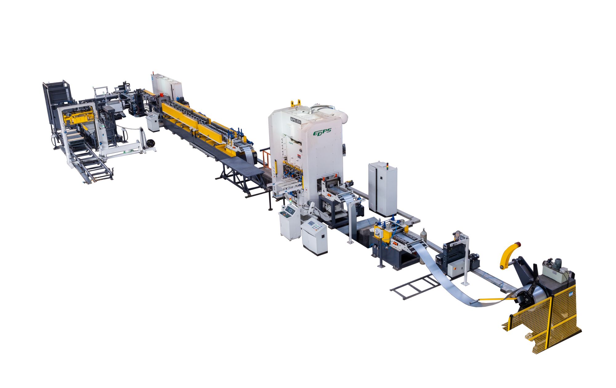 HIGH SPEED ROLL FORMING LINE FOR CABLE TRAY WITH STACKER